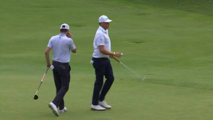 Nick Watney sinks 20-footer for birdie at Rocket Mortgage