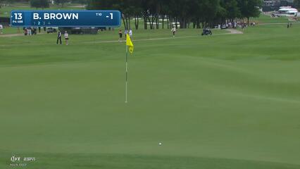 Blades Brown makes birdie on No. 13 at THE CJ CUP