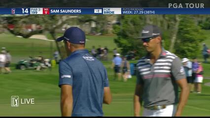 Sam Saunders jars 30-foot birdie putt at Arnold Palmer
