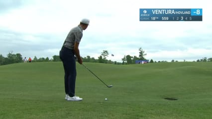 Kris Ventura's fairway wood bump-and-run yields birdies at Zurich Classic