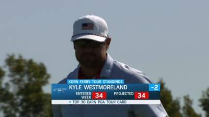 Kyle Westmoreland makes back-to-back birdies at Korn Ferry Tour Champ