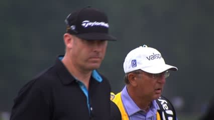 Justin Hicks makes par on No. 12 at Shell