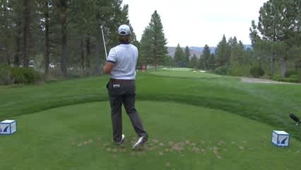 Zack Sucher’s dialed in tee shot yields birdie at Barracuda