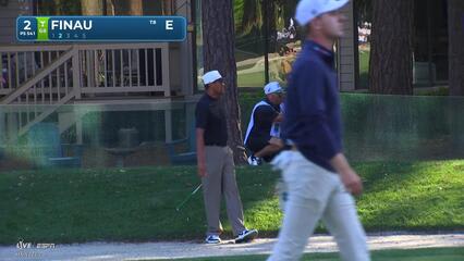 Tony Finau makes birdie on No. 2 at RBC Heritage