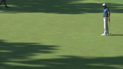 Andres Romero sinks 35-foot birdie putt at John Deere