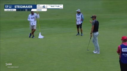 Brett Stegmaier makes 12-footer for birdie at Rocket Mortgage