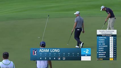 Adam Long hoops in left-to-right birdie putt at Corales Puntacana