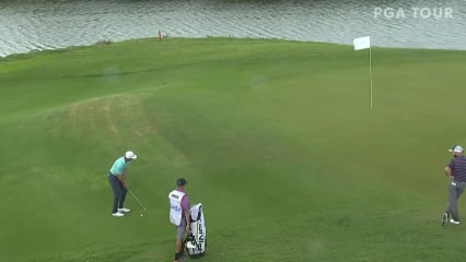 Rob Oppenheim chips in for birdie at Puerto Rico