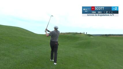 Sandy Scott makes birdie on No. 10 at Korn Ferry Tour Champ