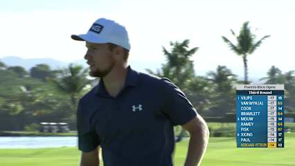 Rasmus Neergaard-Petersen makes birdie on No. 14 at Puerto Rico