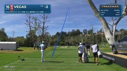 Jhonattan Vegas hits 153-yard drive to 6 feet, makes birdie on No. 16 at The Genesis