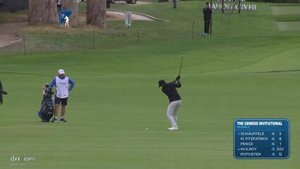 Aaron Rai hits 184-yard approach to 4 feet, sets up birdie on No. 9 at The Genesis
