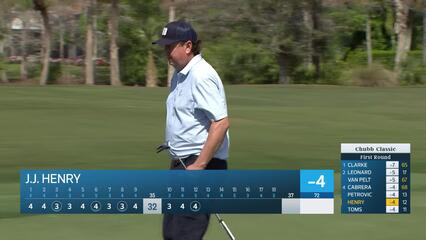 J.J. Henry makes birdie on No. 12 at Chubb Classic