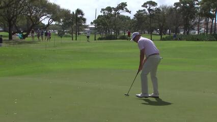Zach Johnson makes birdie on No. 1 at James Hardie Pro Football Hall of Fame Invitational