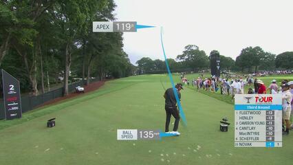 Andrew Novak makes birdie on No. 2 at TOUR Championship