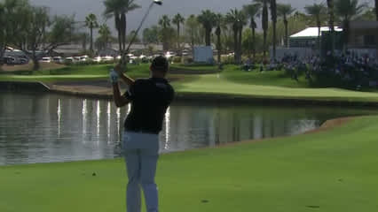 Sam Saunders' tight approach yields birdie at Desert Classic