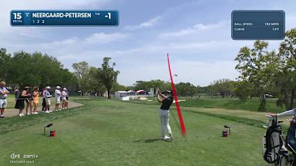 Rasmus Neergaard-Petersen fades tee shot to set up birdie at Valspar