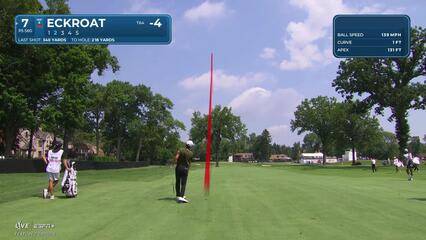 Austin Eckroat makes birdie on No. 7 at Rocket Classic