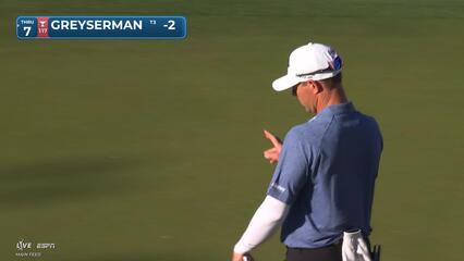 Max Greyserman sinks 29-foot birdie putt on No. 16 at WM Phoenix Open