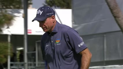 Jim Furyk converts birdie on No. 15 at Hoag Classic