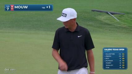 William Mouw drains 38-foot birdie putt on No. 16 at Valero