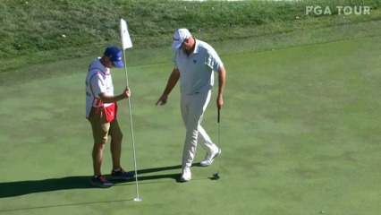 Dawie van der Walt makes birdie on No. 14 at Fortinet Championship