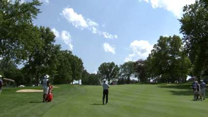 Mike Weir's beautiful approach shot yields birdie at Kaulig Co. Championship