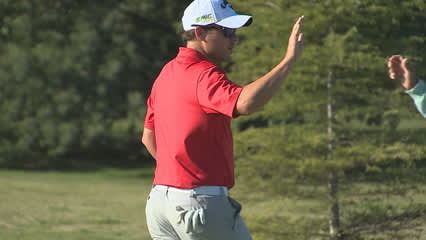 Alfredo Adrian Ploch's spectacular play gives him the lead at Cañuelas Championship