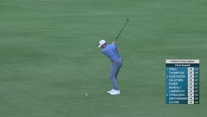 Mackenzie Hughes hits 261-yard approach to 31 feet, sets up birdie on No. 14 at Valero