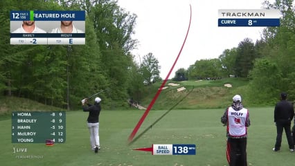 Matthew Wolff makes birdie on No. 12 at Wells Fargo