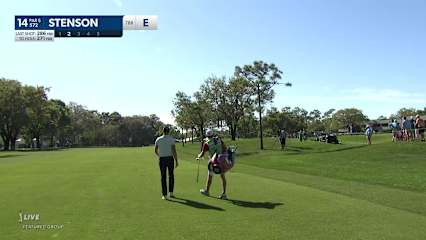 Henrik Stenson makes up-and-down birdie on No. 14 at Valspar