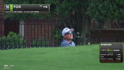 Ryan Fox sinks 5-foot putt for birdie on No. 16 at FedEx St. Jude
