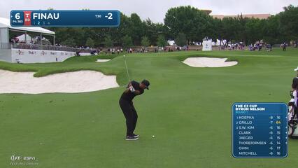 Tony Finau makes birdie on No. 6 at THE CJ CUP