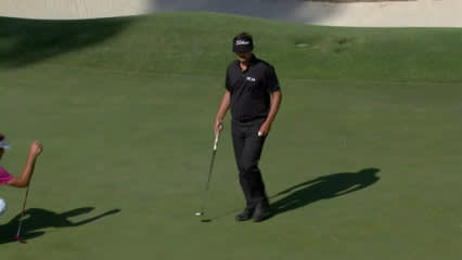 Hank Lebioda sends in birdie at Fortinet Championship