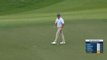 Matt Atkins uses nice approach to yield birdie at The RSM Classic