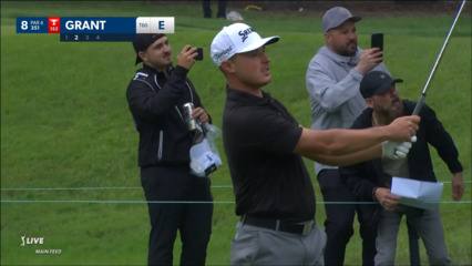 Brent Grant pulls the string to set up birdie at RBC Canadian