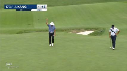Jeffrey Kang sinks 45-foot birdie at AT&T Byron Nelson