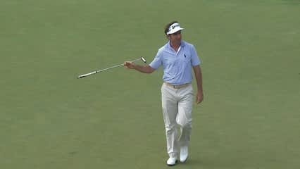 Gonzalo Fernandez-Castono makes difficult putt look easy at Deutsche Bank