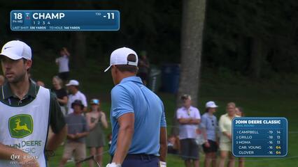 Cameron Champ makes birdie on No. 18 at John Deere