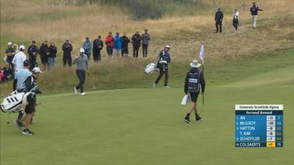 Nicolas Colsaerts pours in eagle at Genesis Scottish Open