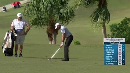 Troy Merritt uses nice approach to set up birdie at Butterfield Bermuda