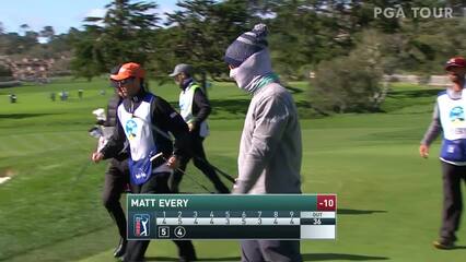 Matt Every nearly chips in on No. 2 at AT&T Pebble Beach