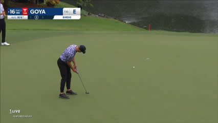 Tano Goya sinks 18-foot birdie at Wyndham