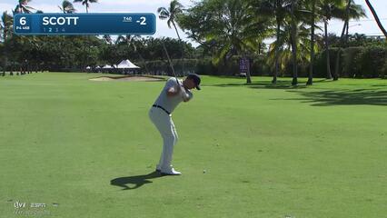 Adam Scott hits 152-yard approach to 7 feet, sets up birdie on No. 6 at Sony Open