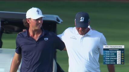 Matt Kuchar's dart and Cameron's eagle sets up dominant win at PNC Championship