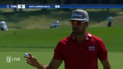 Rafa Cabrera Bello reaches in two to set up birdie at 3M Open