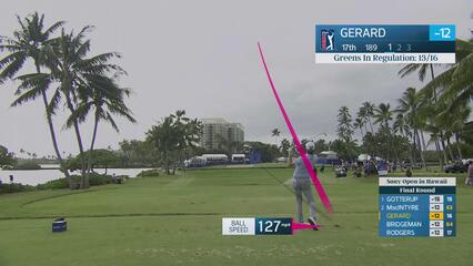 Ryan Gerard hits 188-yard tee shot to 10 feet, sets up birdie on No. 17 at Sony Open