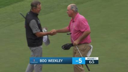 Boo Weekley makes tap-in birdie at Rogers Charity