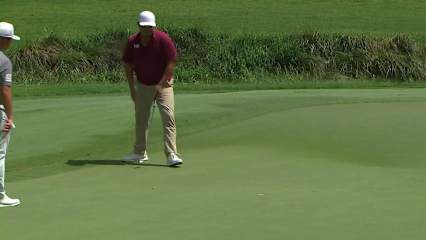 John Huh makes birdie on No. 7 in Round 4 at Wyndham