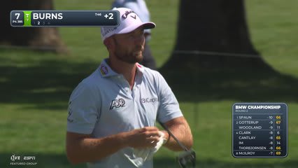 Sam Burns's 103-yard approach sets up birdie on No. 7 at BMW Championship